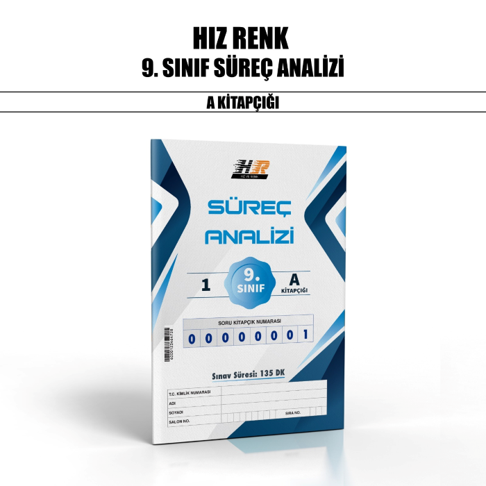 HIZ RENK 09.SINIF SÜREÇ ANALİZ SERİSİ 1-A - 24-25